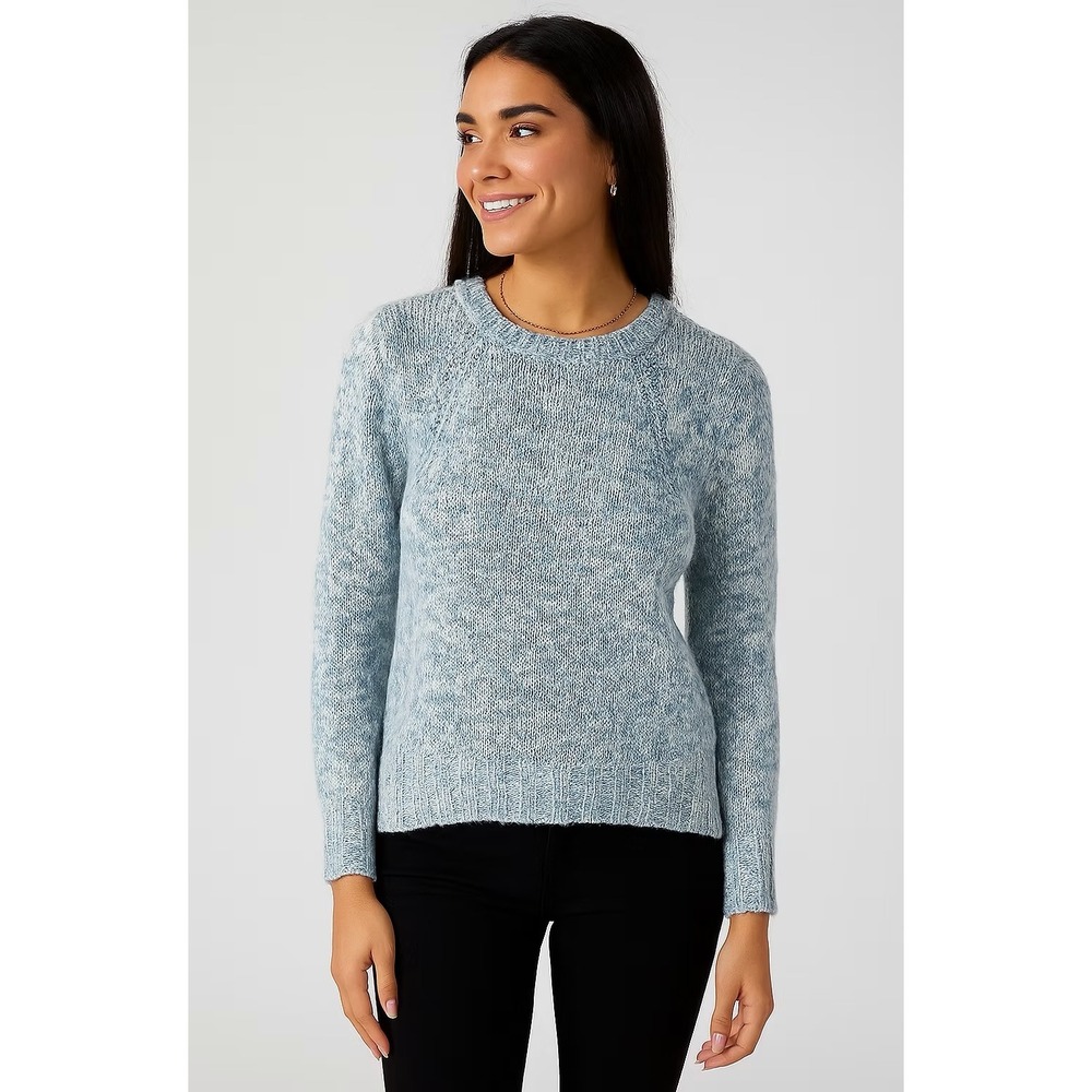 NWT Elie Tahari 100% Cotton Light Blue Sweater / Size M / MSRP $245